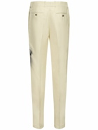 ALEXANDER MCQUEEN - Orchid Printed Viscose Cigarette Pants