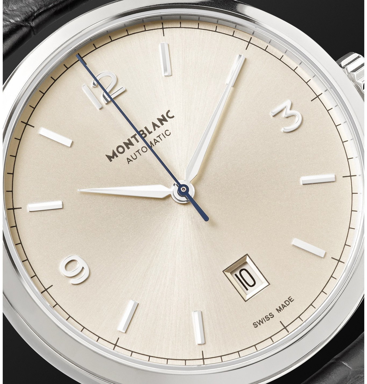 Montblanc - Heritage Chronométrie Automatic 40mm Stainless Steel and Alligator Watch, Ref. No. 112533 - Silver