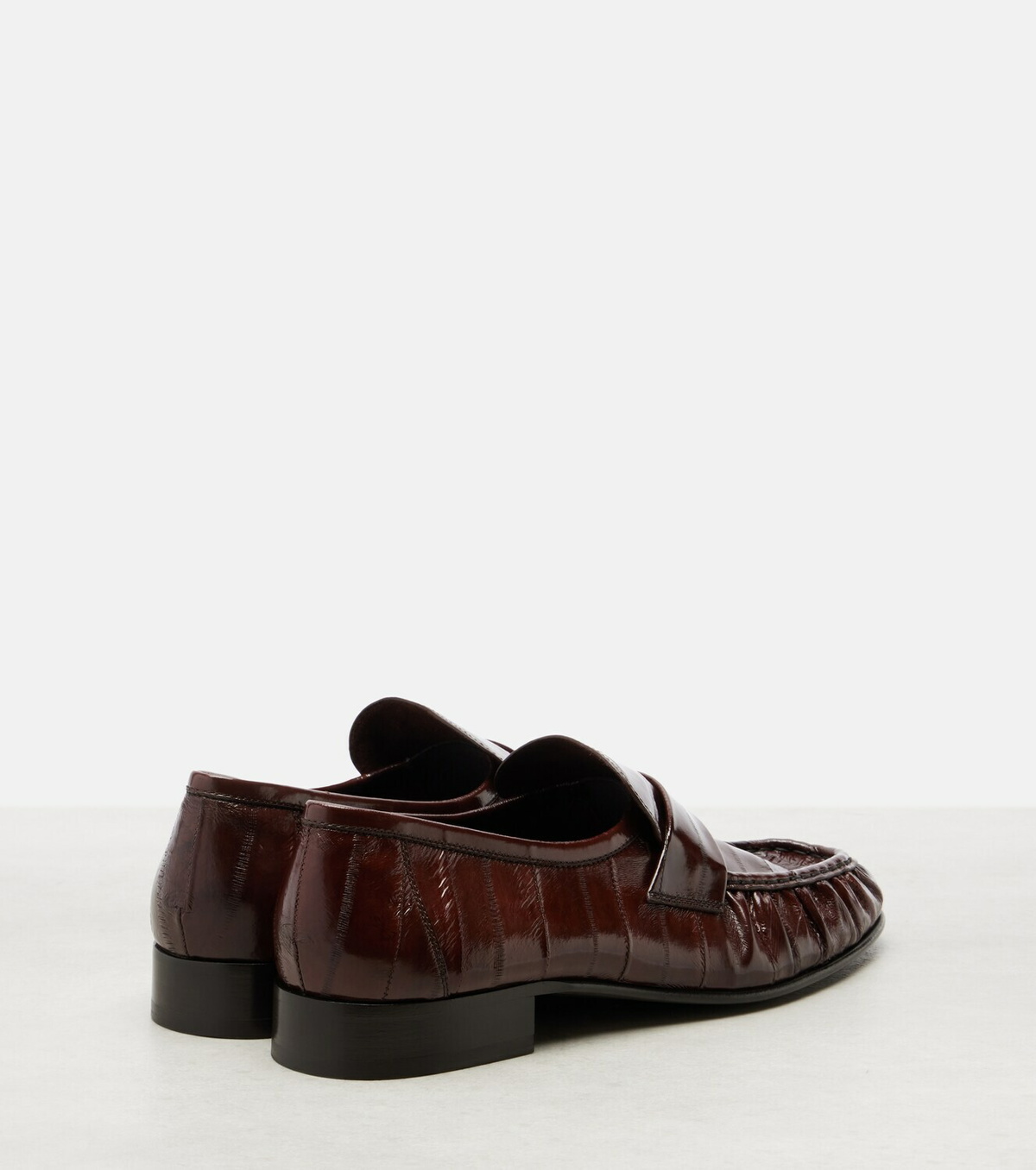 The Row Soft leather loafers