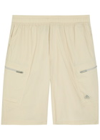Moose Knuckles Topflight Shell Cargo Shorts Cream