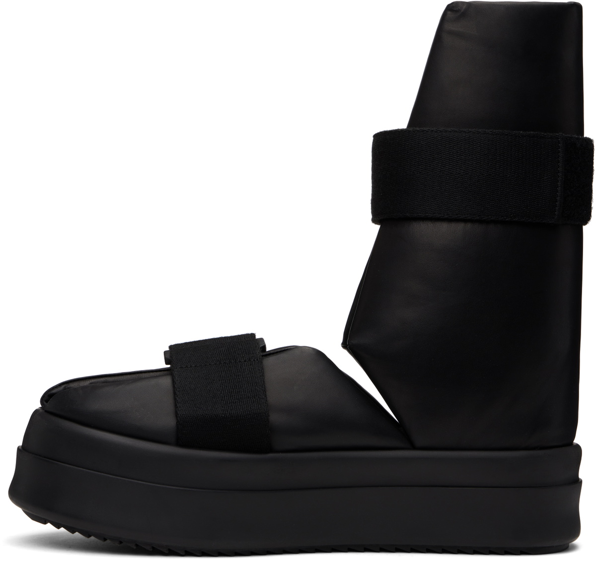 Rick Owens Black Hollywood Splint Sandals