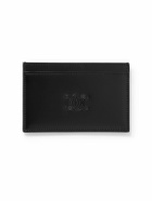 CELINE - Triomphe Logo-Embossed Leather Cardholder