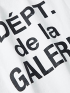 Gallery Dept. - Logo-Print Cotton-Jersey T-Shirt - White