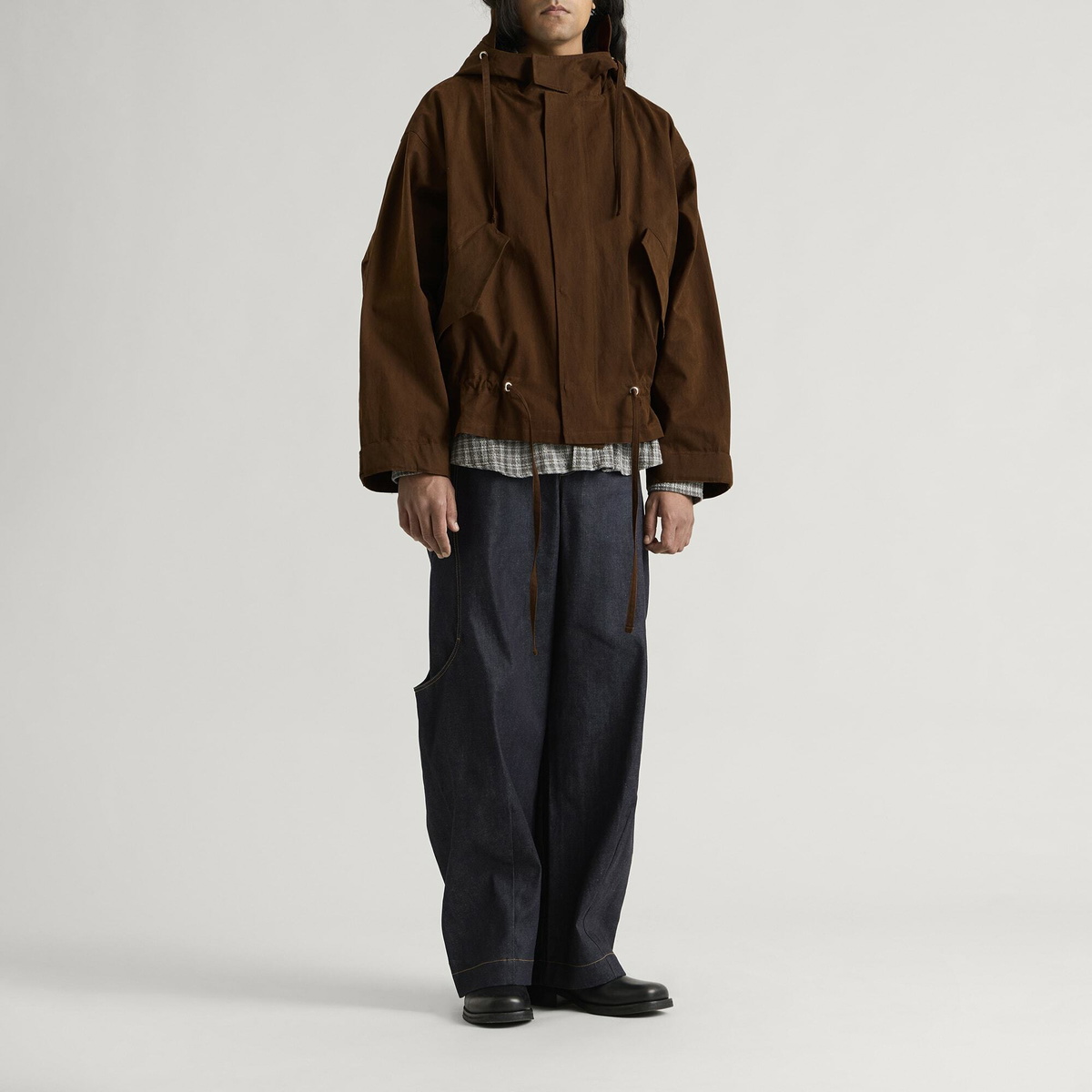 Sage Nation Men's Aviemore Parka Jacket in Bark Brown