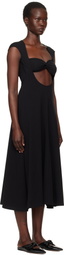 Beaufille Black Baes Midi Dress
