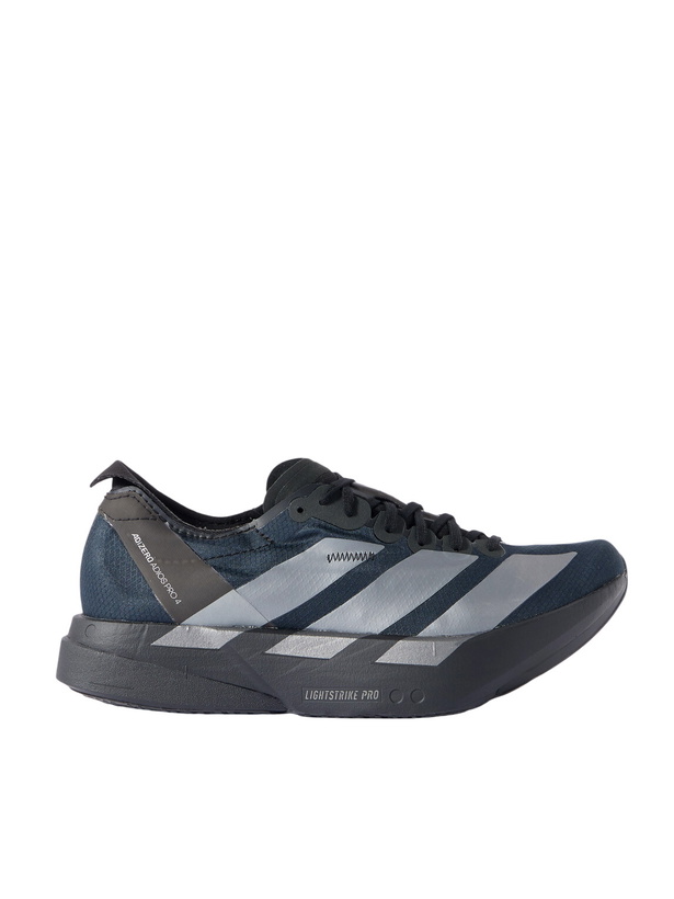 Photo: ADIDAS RUNNING - Adizero Adios Pro 4 Rubber-Trimmed Ripstop Running Sneakers - Black