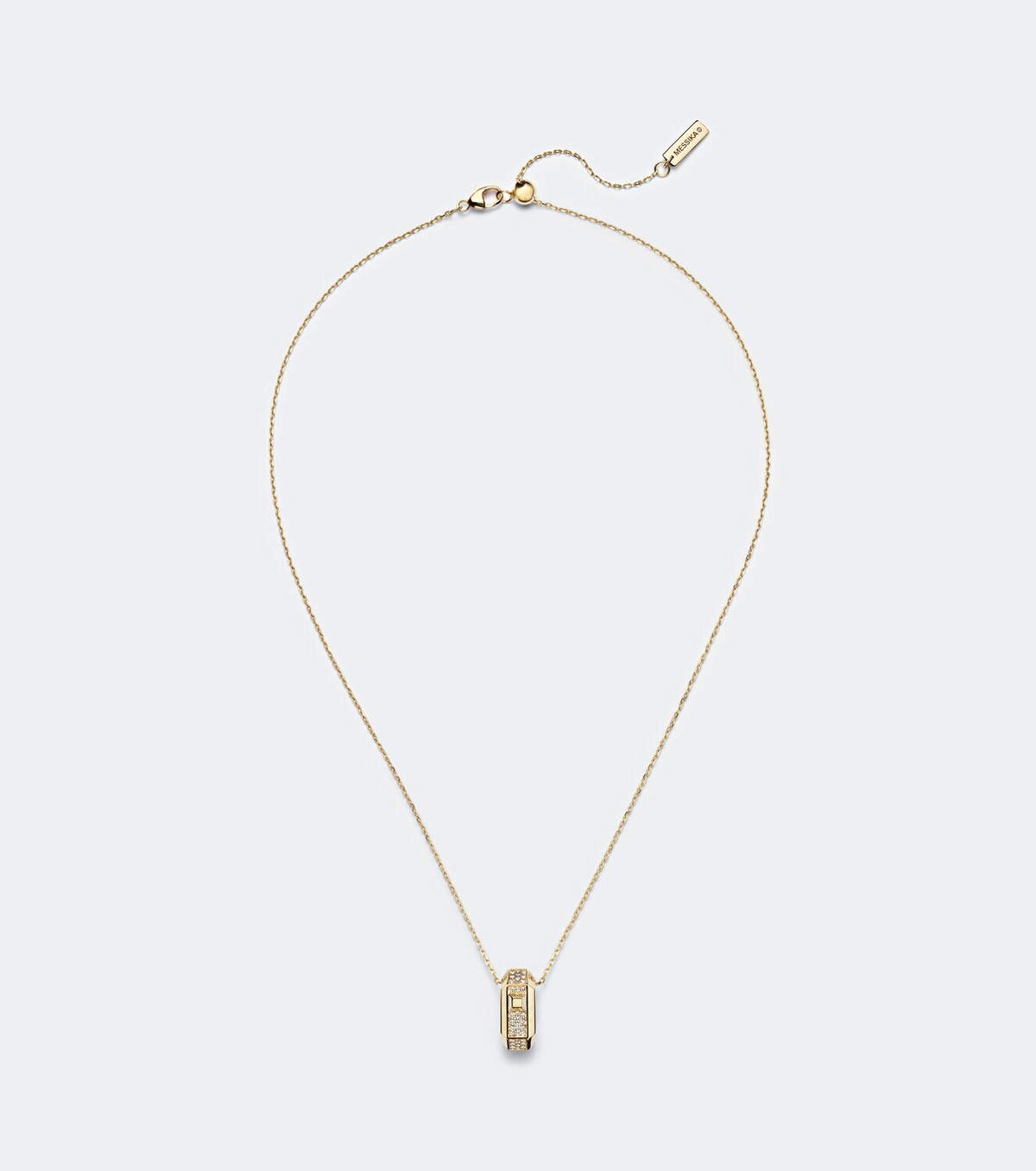 Messika Moderniste 18kt gold pendant necklace with diamonds
