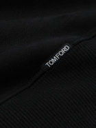 TOM FORD - Cotton-Blend Jersey Sweatshirt - Black