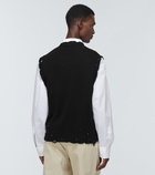 Marni - Distressed cotton sweater vest