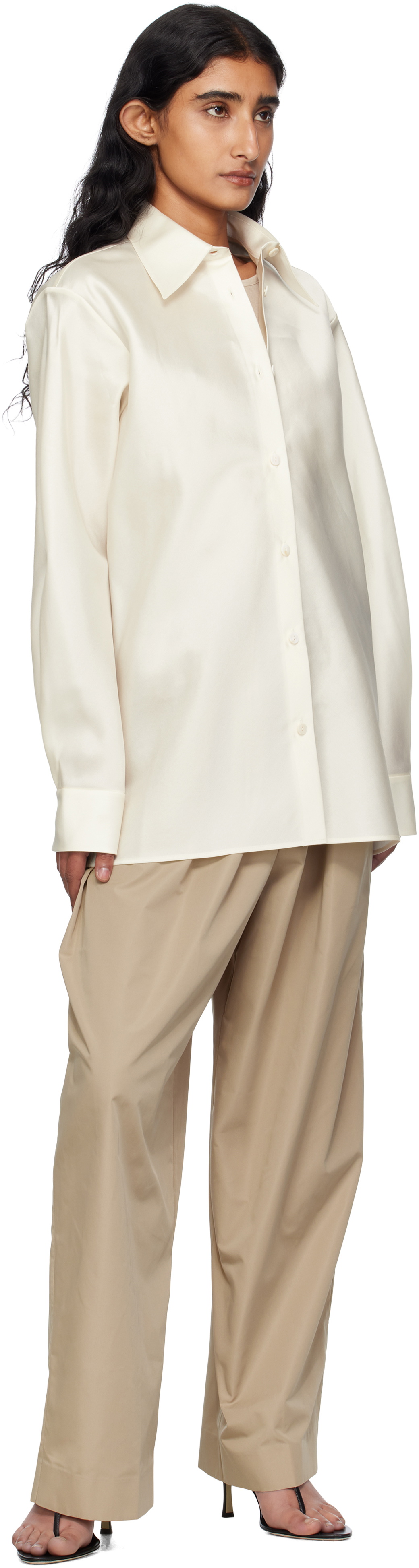 GIA STUDIOS Off-White Perle Shirt