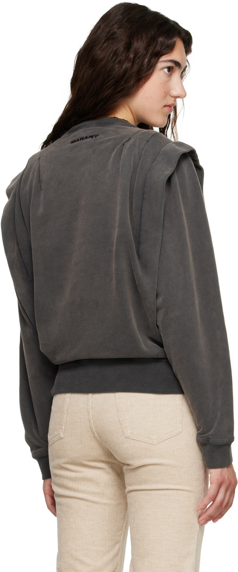 Isabel Marant Etoile Gray Soldy Sweatshirt