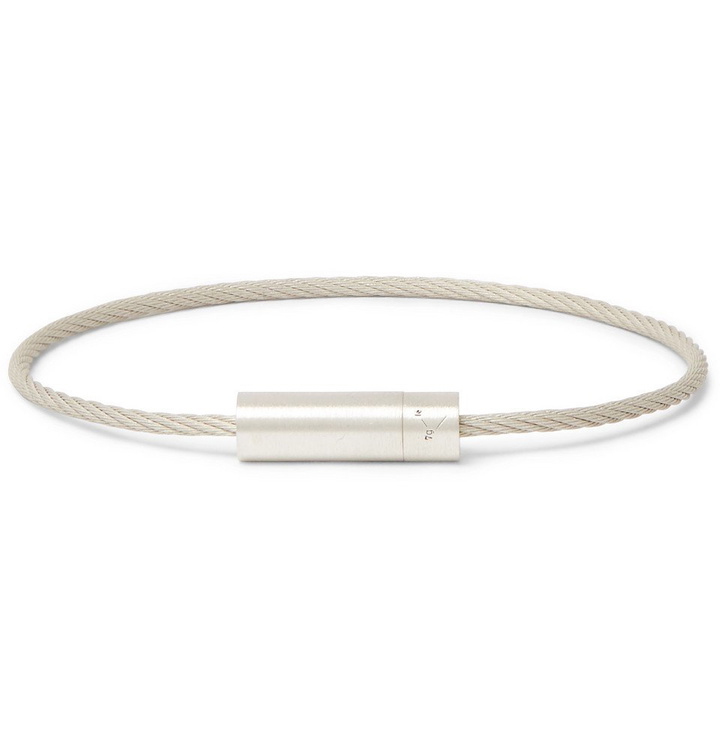 Photo: Le Gramme - Le Câble 7 Brushed Sterling Silver Bracelet - Silver