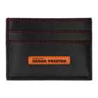 Heron Preston Black Style Flat Card Holder