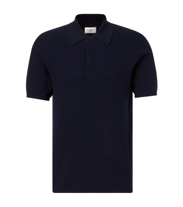 Photo: Saint Laurent Cotton polo shirt