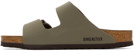 Birkenstock Grey Regular Arizona Sandals