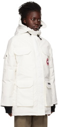 Canada Goose White Expedition Down Jacket