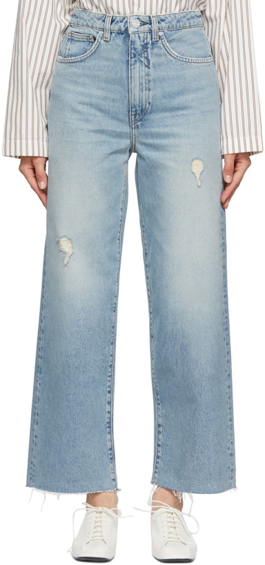 Photo: Totême Blue Flare Jeans