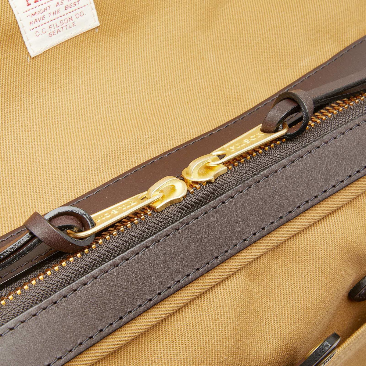 Filson Men's Original Briefcase in Tan