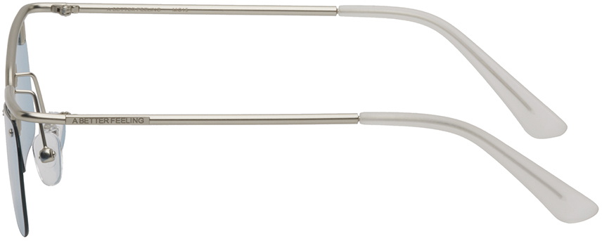 A BETTER FEELING Silver M015 Sunglasses