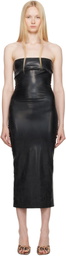 Miaou Black Lila Midi Dress