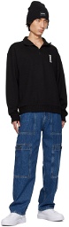 Hugo Black Half-Zip Sweater