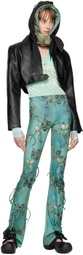 J.Kim Green Printed Lounge Pants