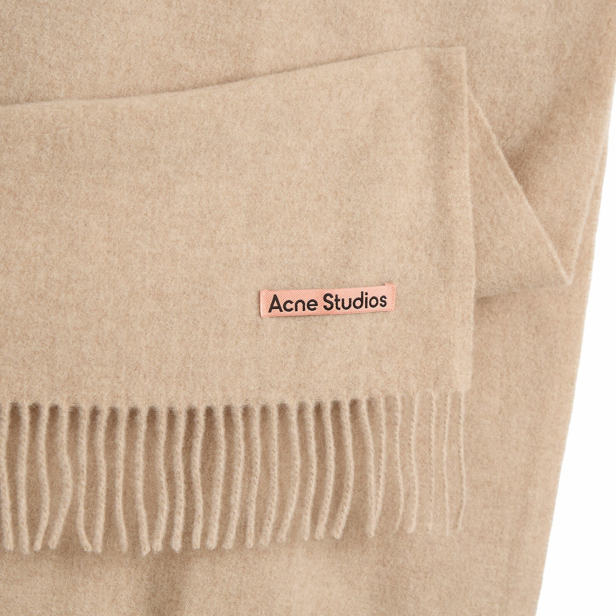Acne Studios Canada Narrow New Scarf in Oatmeal Melange 