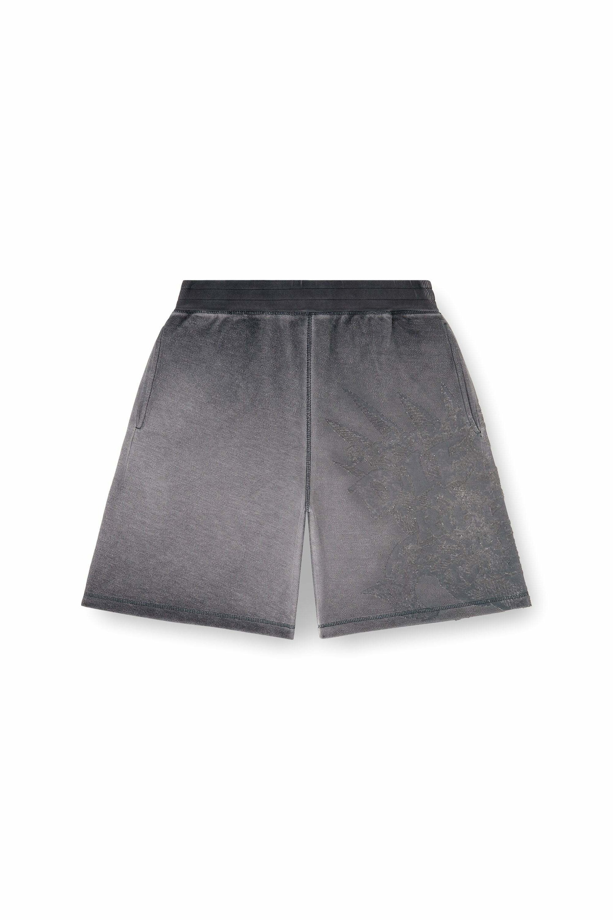 Diesel Sweatshorts with dévoré motifs - Shorts - Man -