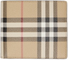 Burberry Beige Check Wallet