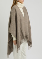 Eileen Fisher Bouclé Alpaca-blend Shawl - Taupe - One Size