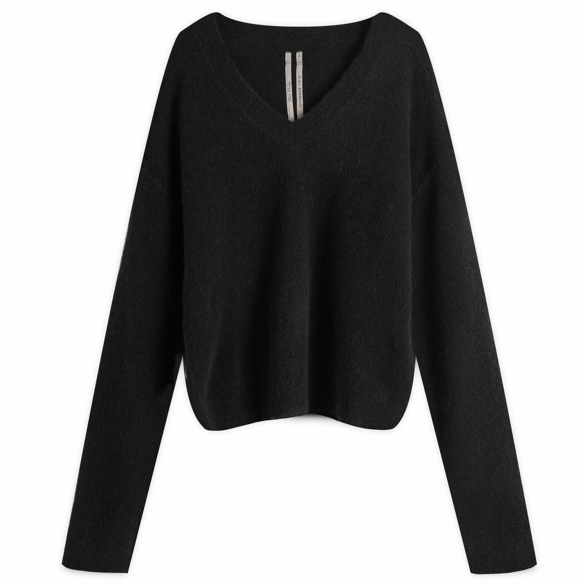 Rick Owens Women's Tommy V-Neck Knit in Black Rick Owens