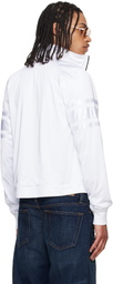 Raimundo Langlois White Satin Track Jacket