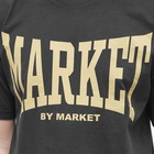 MARKET Men's Persistent Logo T-Shirt in Washed Black