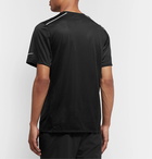 Nike Running - Logo-Print Breathe Dri-FIT Mesh T-Shirt - Black