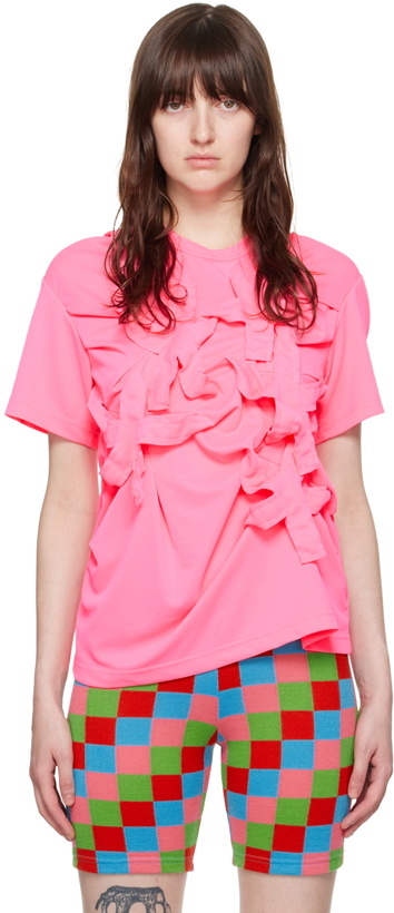 Photo: Comme des Garçons Pink Ribbon T-Shirt