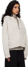 Entire Studios Off-White Eternal Zip Hoodie