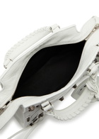 Balenciaga Neo Cagole XS Leather top Handle bag - White - One Size