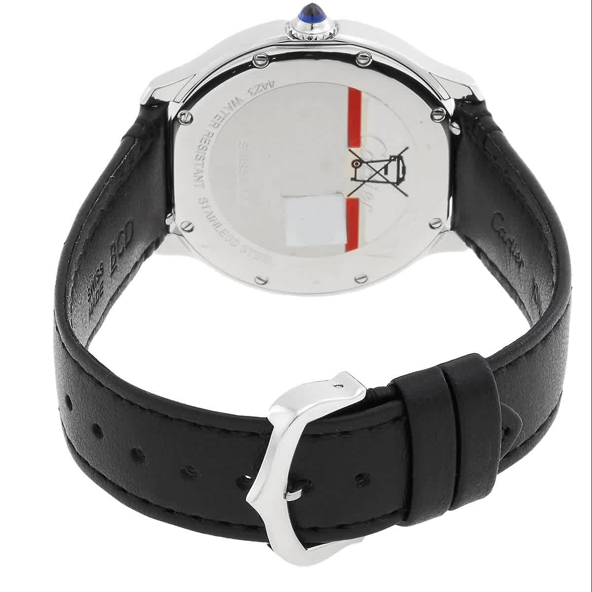 Cartier Ronde Must De Cartier Quartz Silver Dial Mens Watch WSRN0031