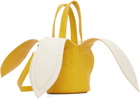 Charles Jeffrey LOVERBOY Yellow & Off-White Banana Bucket Bag