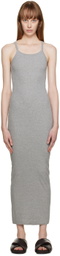 ÉTERNE Gray Tank Maxi Dress