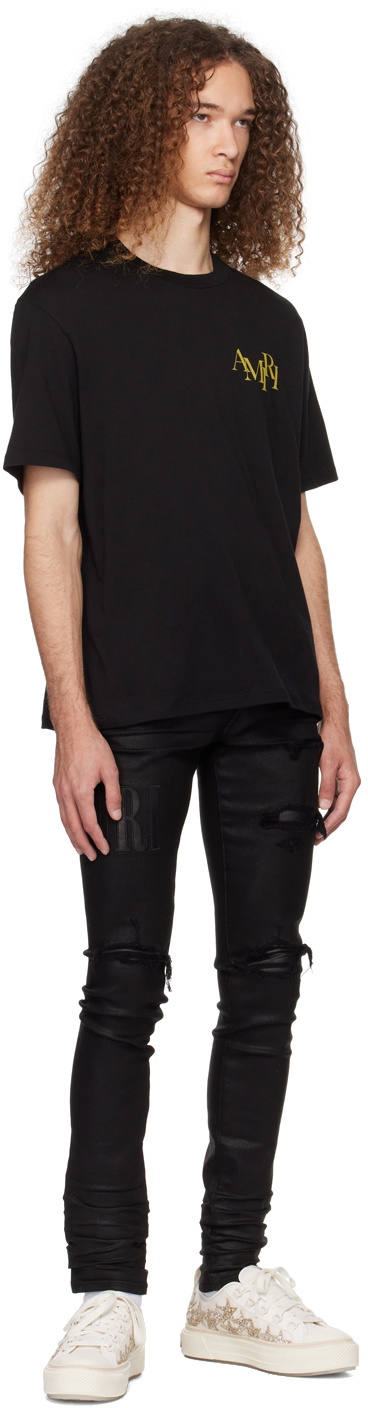 【セール！】AMIRI Champagne コットン Tシャツ Amiri Champagne Tee in White | FWRD
