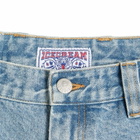 END. x ICECREAM Running Dog Double Scoop Denim Pant in Heavy Wash Blue