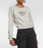 Tom Ford Logo cotton jersey sweatshirt