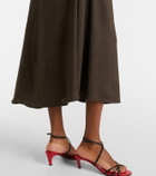 Proenza Schouler White Label Miranda linen-blend midi dress