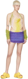 Chet Lo SSENSE Exclusive Multicolor Sunrise One-Piece Swimsuit