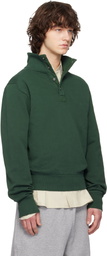 Entire Studios Green Port Pullover Sweatshirt