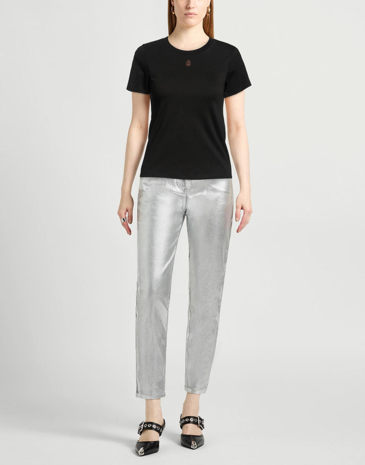 Mcqueen Womens T-shirt in Black