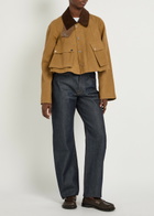 JW Anderson Barn Corduroy Collar Cotton Jacket Brown