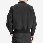 Uniform Experiment Men's Crystal Nylon Flight Jacket in Black