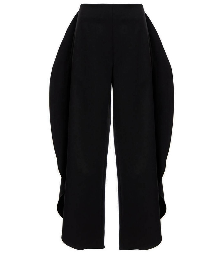 Photo: Alaïa Caped wool wide-leg pants